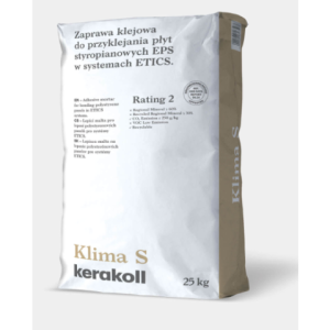 Colle Grise Kerakoll Klima S pour le collage Isolants EPS/ palette 48 sacs x 25Kg= 1200Kg