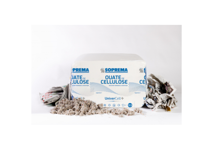 UNIVERCELL+ Isolant Fibre CELLULOSE sac 12.5kg