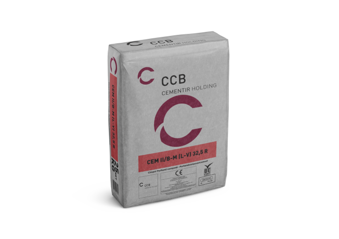 Ciment Gris CCB CEM II.B.M (S.L) 32.5 sac PE 25kg