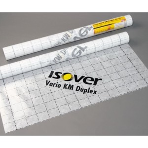 Pare vapeur - frein-vapeur Isover Vario 27002 KM DUPLEX 40x1.5mètres/ Rouleau 60m²