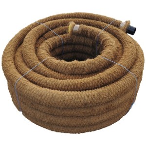 Drain coco 80mm Enrobage/ rouleau 50mètres