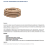Drain coco 80mm Enrobage rouleau 50mètres