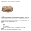 Drain coco 80mm Enrobage rouleau 50mètres