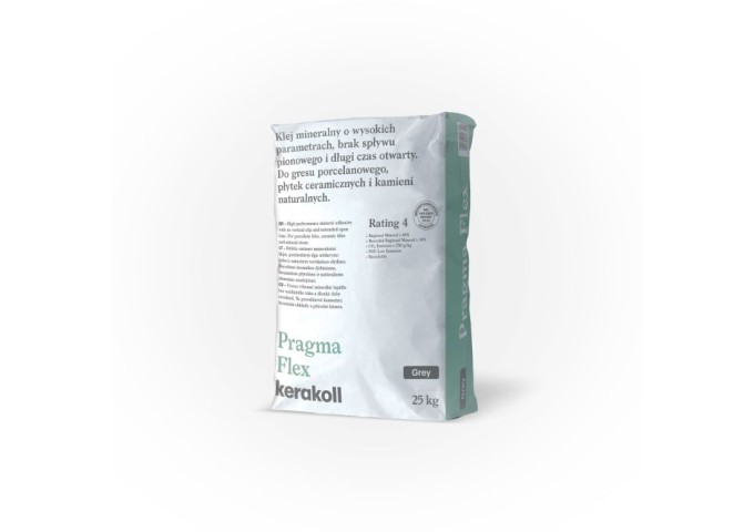 Kerakoll Pragma Flex colle carrelage grise sols.murs Intérieur.Extérieur palette 48 sacs x 25kg 1200kg