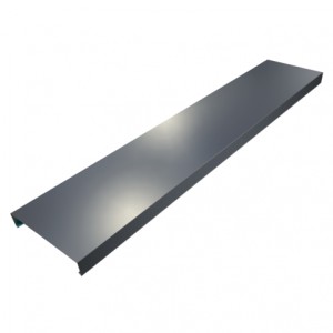 COUVRE MUR Aluminium 400mm 7016 brillant Epaisseur 1mm/ pièce 6mètres