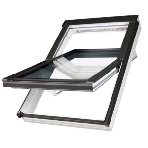 Fenêtre toit PVC 134x98cm Blanc Fakro PTP-V Rotation/ pièce