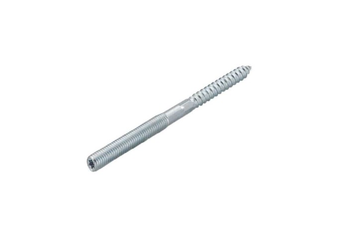 Tige fileté 100x10mm pour collier descente eau Zinc pièce