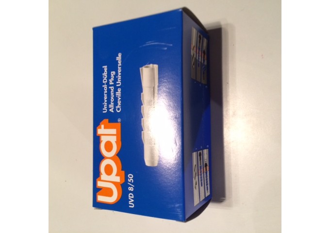 Chevilles Universelle diamètre 8mm UPAT Boite 100pièces