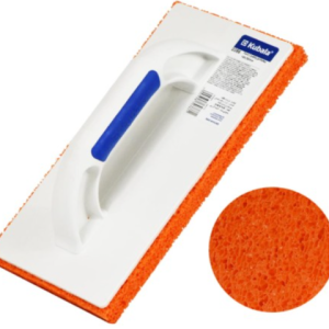 Taloche en plastique avec éponge orange 280x140mm poignée Kubala/ pièce