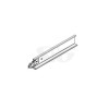 Entretoise a click T24x38mm blanc Chicago Metallic pièce 0.6m
