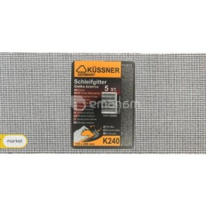 Grille de ponçage en acier *240* 115x280mm Kussner/ 5pièces