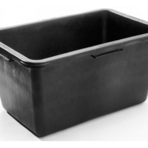 Cuvelle rectangulaire PVC 100 litres tout usages 75x50x30cm/ pièce