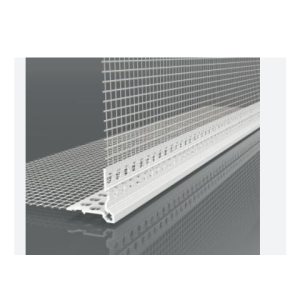 LK-VH Cornière angle PVC avec guide - repère enduit 2.5mètres + Filet 10x10cm/ Ballot 62.5mètres