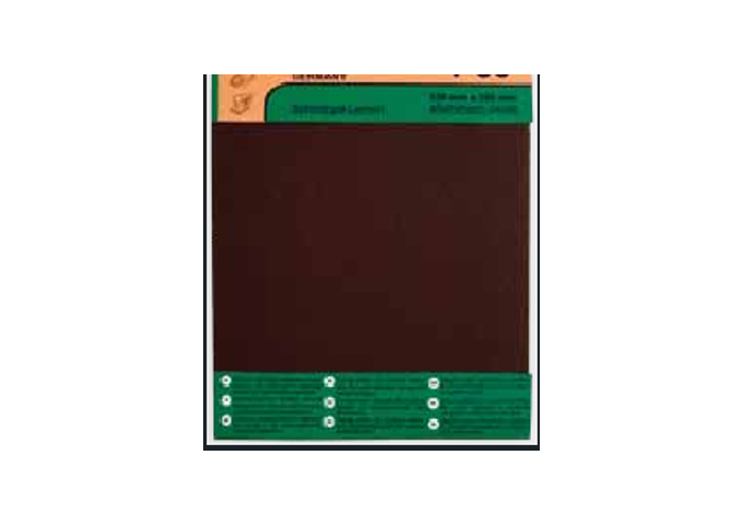Papier de verre pour METAL avec grain *180* 230x280mm Kussner 3pièces