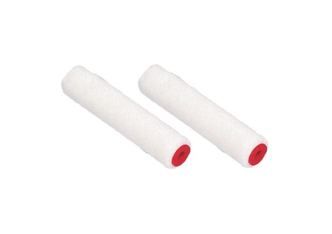 Set de 2 rouleaux VELUR 2x10cm pour peintures avec solvants Hardy pièce