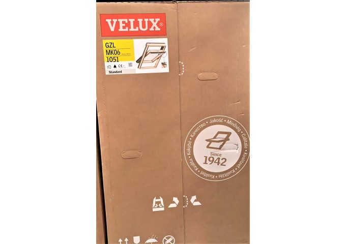 Fenêtre de toit Velux en bois 78x118cm GZL MK06 1051 pièce