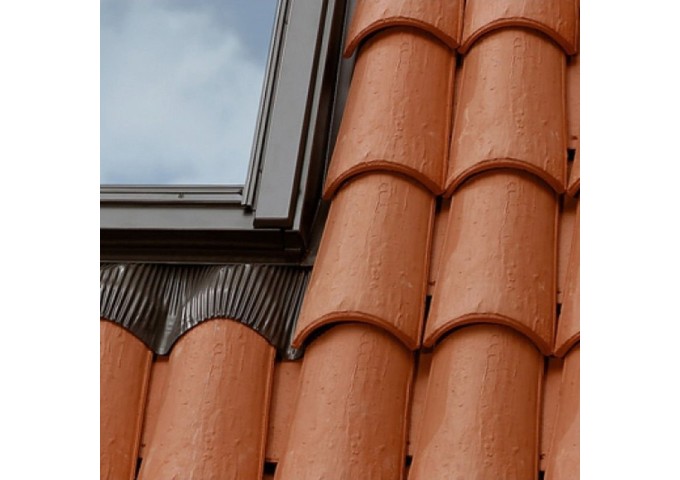 Raccord 55x78cm tuile VELUX EDW CK02 gris pièce