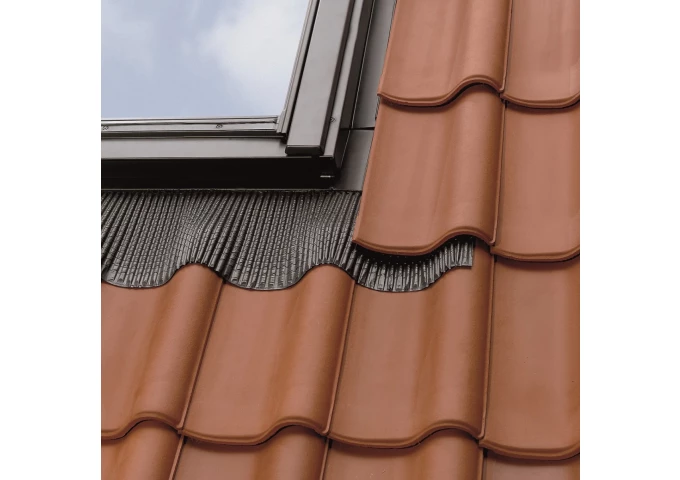 Raccord 78x118cm tuile VELUX EDW MK06 gris pièce