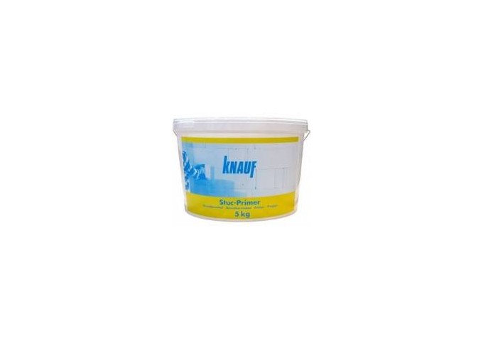 Knauf Stuc Primer JAUNE pour plaque.plâtre.bloc cellulaire.ytong seau 15Kg