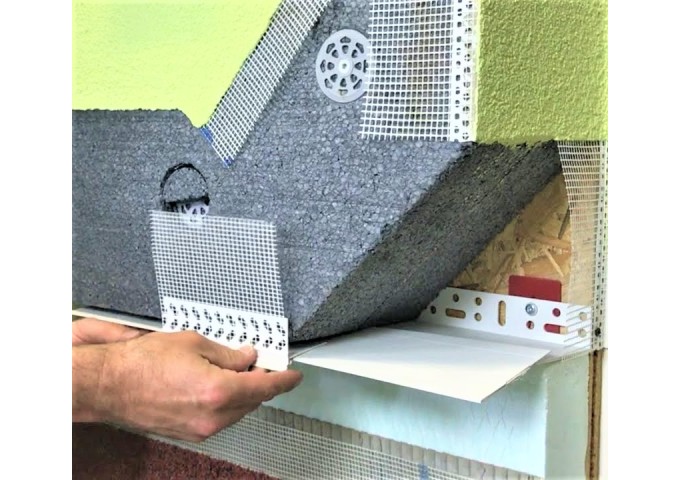 Cornière.Rail départ 200x16x4cm LZ20 PVC pièce 2mètres