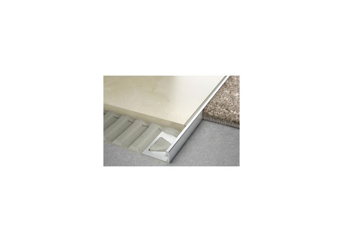 Corniere carrelage 6mm ALU anodise Durosol pièce 2.5mètres