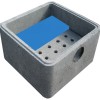 Mousse filtre bleu 50x50cm utilisé comme filtre dans les citerne a eau pièce