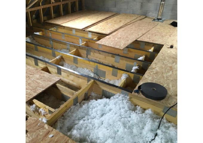 Bande Résiliante 50x3mm autocollante insonorisation rouleau 30mètres