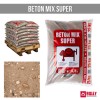 Sac sable Betonmix 0 4 + 4 16mm mélange béton Coeck sac 25kg