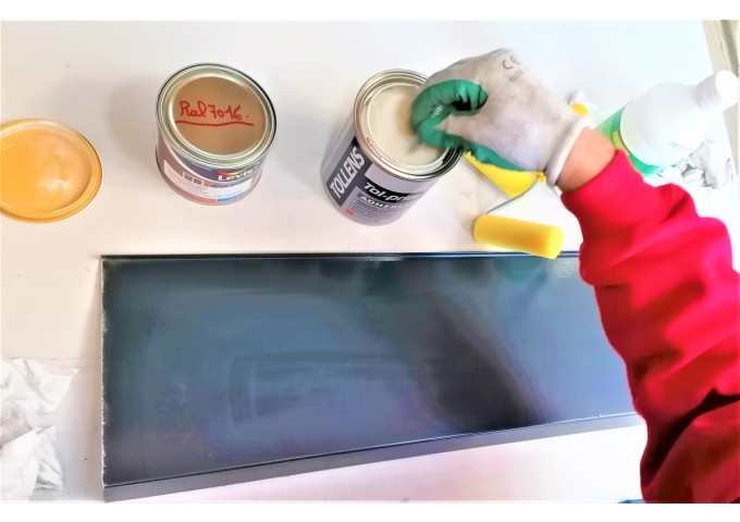Peinture Levis satiné Ral 7035 Gris Clair pour seuil ALU pot 0.5L